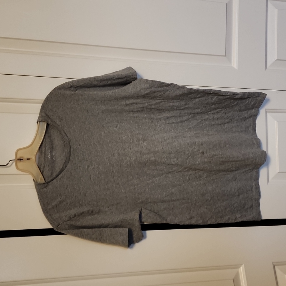Mens JCrew Grey Tshirt Large Tall